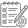 Custom engineering icon